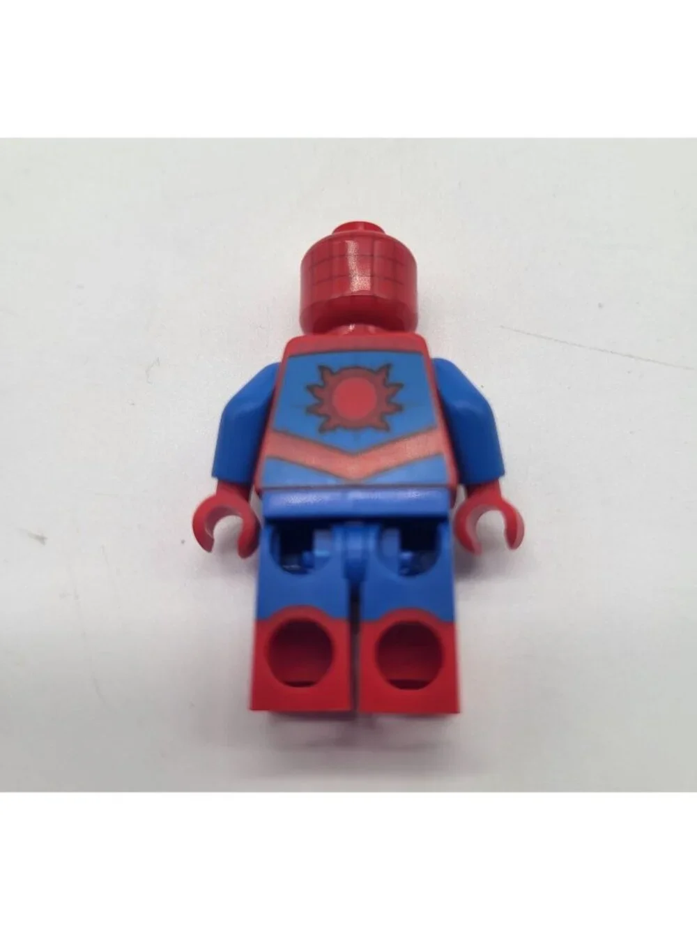 LEGO Marvel Super Heroes Spider-Man Metallic Blue Eye Highlights Minifig SH536